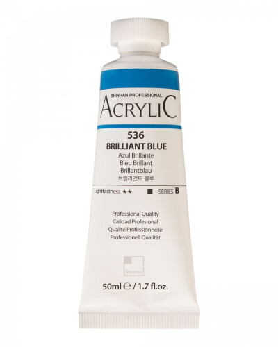 Акрил ShinHanart "Professional" туба 50 мл №536 Синий бриллиантовый кат.B