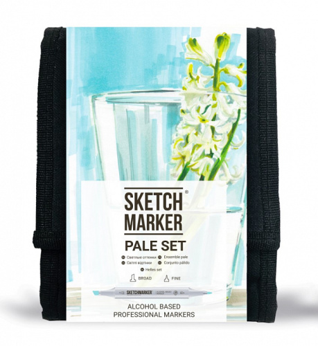 Набор маркеров Sketchmarker Pale set 12 шт