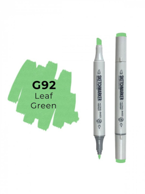 Маркер двухсторонний на спиртовой основе Sketchmarker Цвет Зеленый лист