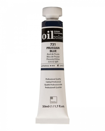Масло ShinHanart "Professional" туба 50 мл №731 Лазурь берлинская кат.A