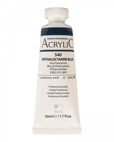 Акрил ShinHanart "Professional" туба 50 мл №540 Синий фталоцианин кат.A