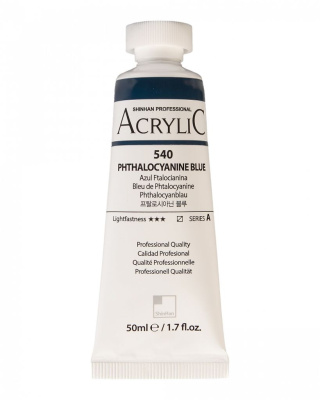 Акрил ShinHanart "Professional" туба 50 мл №540 Синий фталоцианин кат.A