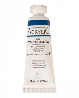 Акрил ShinHanart "Professional" туба 50 мл №537 Лазурно-синий церулеум тон кат.B