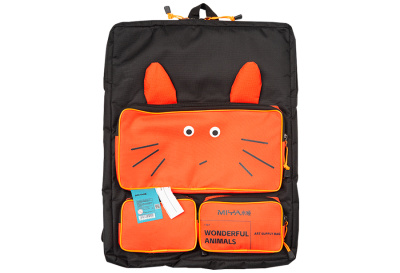 Сумка для художественных принадлежностей MIYA А3, Черно - Оранжевая