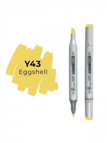 Маркер двухсторонний на спиртовой основе Sketchmarker Цвет Яичная скорлупа