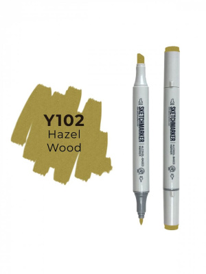 Маркер двухсторонний на спиртовой основе Sketchmarker Цвет Орешник