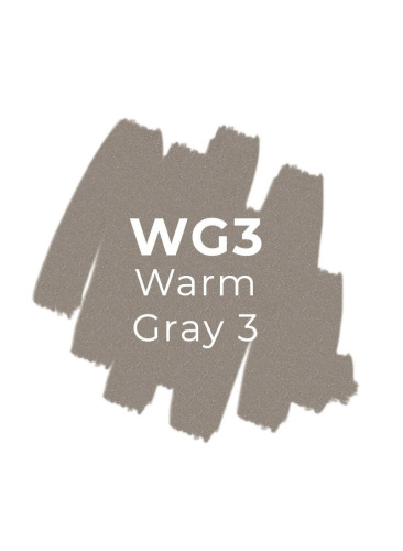 Маркер двухсторонний на спиртовой основе Sketchmarker Цвет Теплый серый 3