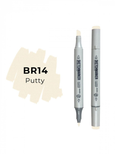 Маркер двухсторонний на спиртовой основе Sketchmarker Цвет Шпатлевка
