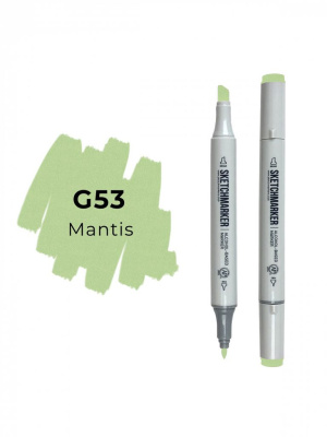 Маркер двухсторонний на спиртовой основе Sketchmarker Цвет Богомол