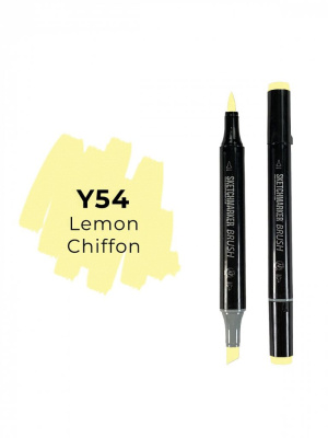 Маркер двухсторонний на спиртовой основе Sketchmarker Brush Цвет Лимонный шифон
