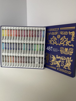 Набор акварели Super Vision "Master" 48 цв*8 мл туба в картонной коробке