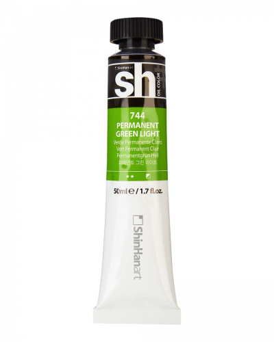 Масло ShinHanart "Sh" туба 50 мл №744 Зеленый светлый устойчивый