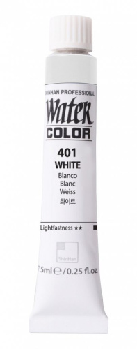 Акварель ShinHanart PRO Water Color 7,5 мл №401 Белый