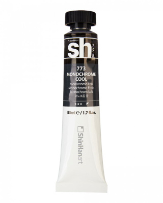 Масло ShinHanart "Sh" туба 50 мл №773 Серый монохромный холодный