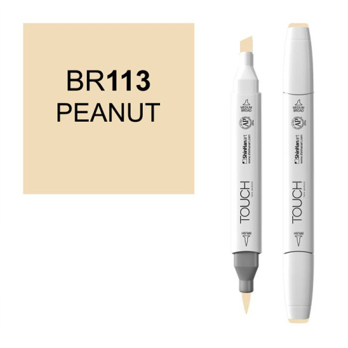Маркер спиртовой BRUSH Touch Twin цв. BR113 арахис