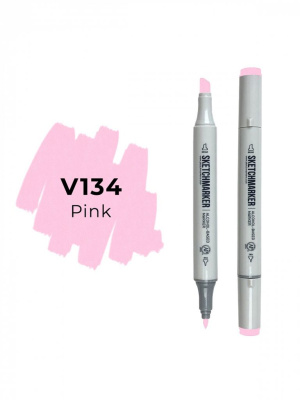 Маркер двухсторонний на спиртовой основе Sketchmarker Цвет Розовый