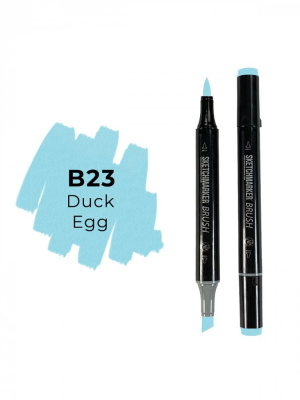 Маркер двухсторонний на спиртовой основе Sketchmarker Brush Цвет Утиное яйцо