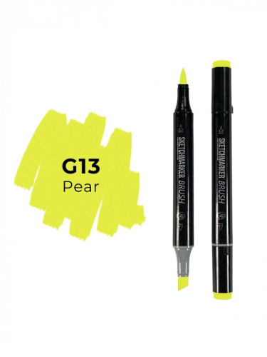 Маркер двухсторонний на спиртовой основе Sketchmarker Brush Цвет Груша