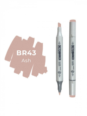 Маркер двухсторонний на спиртовой основе Sketchmarker Цвет Ясень