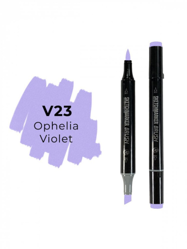 Маркер двухсторонний на спиртовой основе Sketchmarker Brush Цвет Фиолетовый Офелия