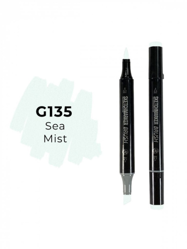 Маркер двухсторонний на спиртовой основе Sketchmarker Brush Цвет Морская дымка