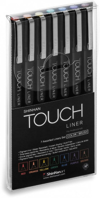 Набор линеров Touch Liner Brush 7 шт. цветные