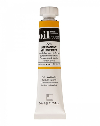Масло ShinHanart "Professional" туба 50 мл №728 Желтый насыщенный устойчивый кат.B