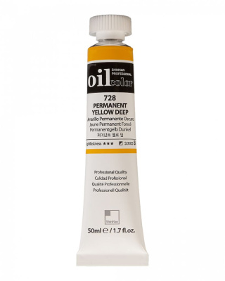 Масло ShinHanart "Professional" туба 50 мл №728 Желтый насыщенный устойчивый кат.B