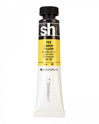 Масло ShinHanart "Sh" туба 50 мл №705 Желтый лимонный