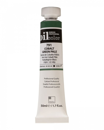 Масло ShinHanart "Professional" туба 50 мл №791 Кобальт зеленый бледный кат.F