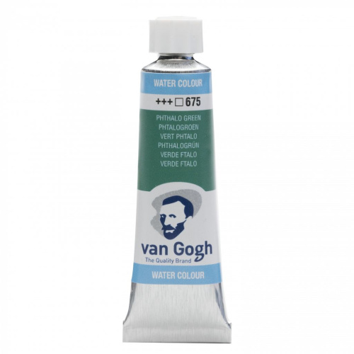 Акварель Talens "Van Gogh" 10 мл Зеленый фталоцианин / PG7