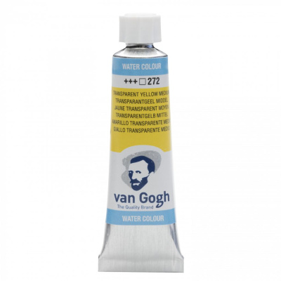 Акварель Talens "Van Gogh" 10 мл Желтый средный прозрачный / PY128