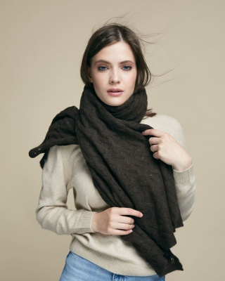 Палантин из пуха яка 15007b ТК