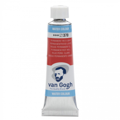 Акварель Talens "Van Gogh" 10 мл Красный светлый устойчивый / PR255