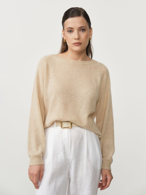 Джемпер кашемировый 1105 бежевый