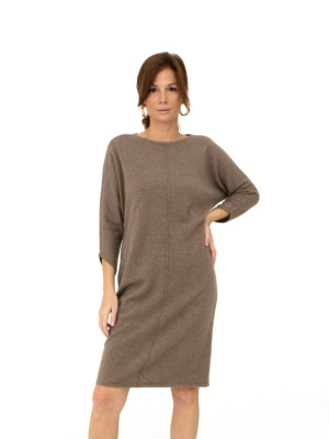 Платье кашемировое 9058 капучино