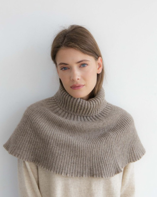 Манишка из шерсти UL серая