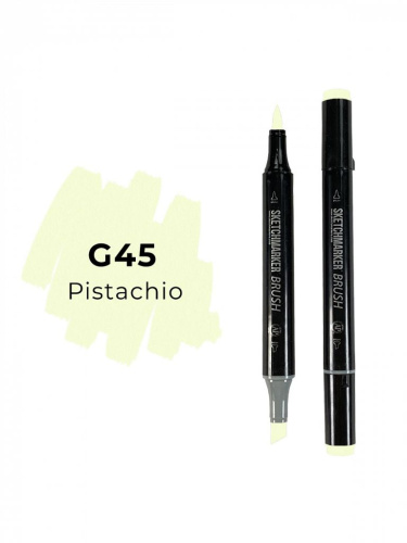 Маркер двухсторонний на спиртовой основе Sketchmarker Brush Цвет Фисташковый