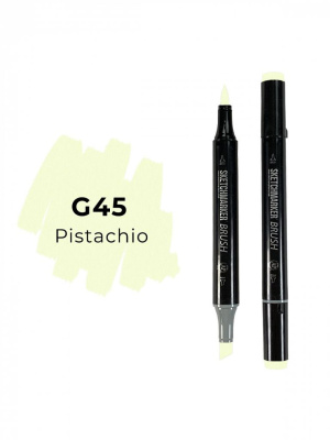 Маркер двухсторонний на спиртовой основе Sketchmarker Brush Цвет Фисташковый