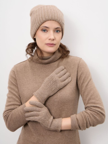 Перчатки из кашемира ULKos капучино