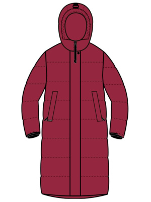 Пальто женское пуховое BASK