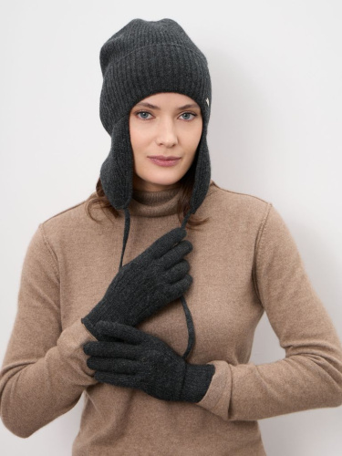 Перчатки из кашемира ULkos антрацит