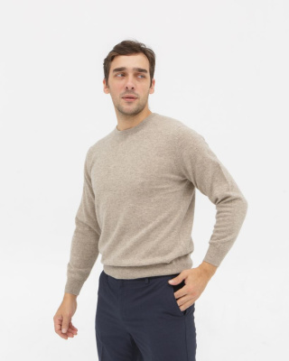 Джемпер из пуха яка и кашемира 1001 серый