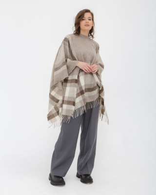 Пончо из шерсти UL KL