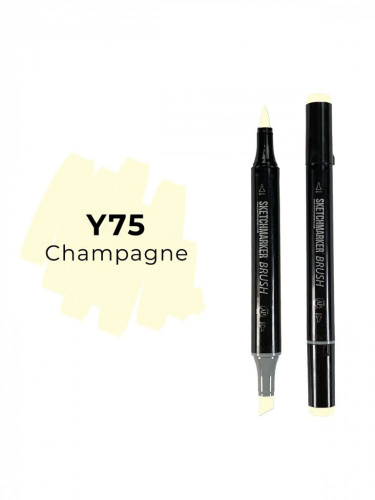 Маркер двухсторонний на спиртовой основе Sketchmarker Brush Цвет Шампань