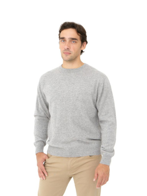 Джемпер из шерсти 12M02004 серый