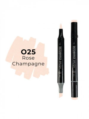 Маркер двухсторонний на спиртовой основе Sketchmarker Brush Цвет Розовое шампанское