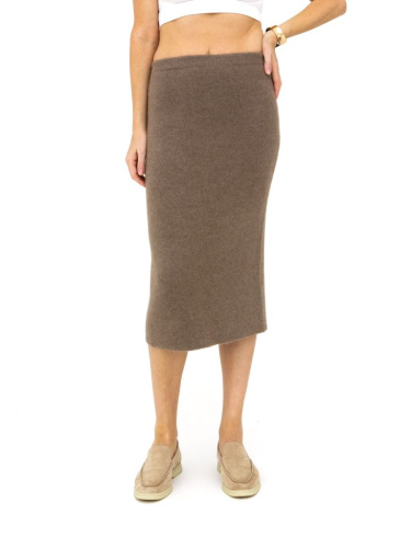 Юбка из кашемира 8033 капучино