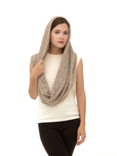 Снуд из кашемира 03169 капучино