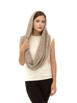 Снуд из кашемира 03169 капучино